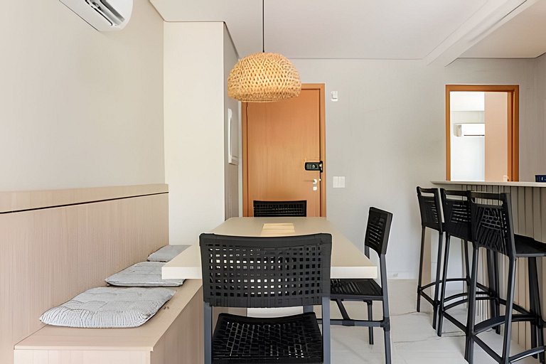 Flat lindo para 6 pessoas em Porto de Galinhas