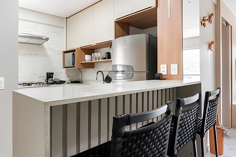 Flat lindo para 6 pessoas em Porto de Galinhas