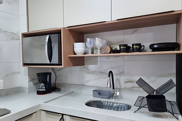 Flat lindo para 6 pessoas em Porto de Galinhas