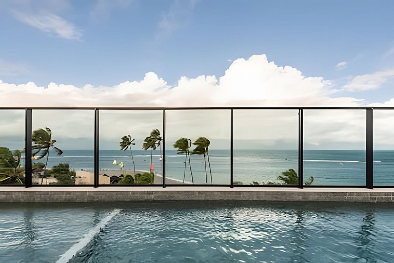 Frente al mar con piscina climatizada privada