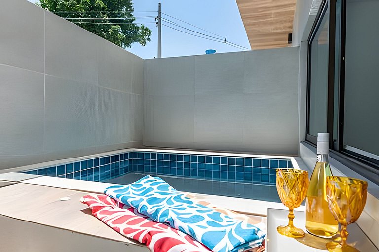 Modern flat with private pool in Porto Galinhas