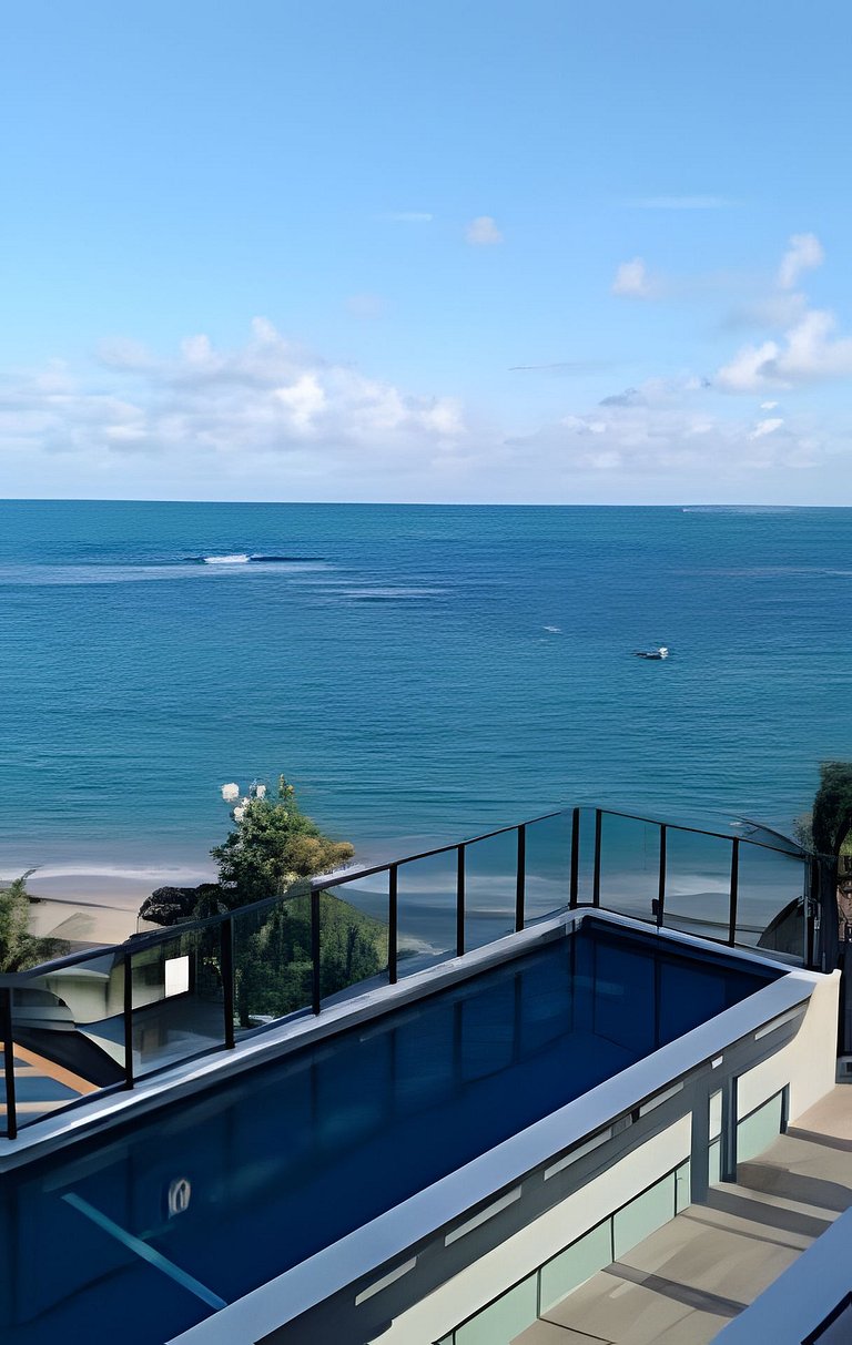 A orillas del mar en el paraíso de Porto de Galinhas
