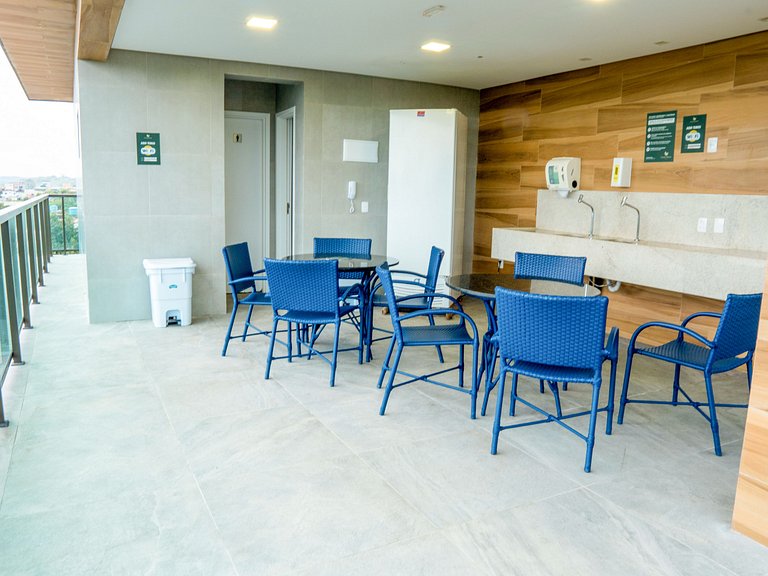 Flat moderno com piscina privativa em Porto Galinhas
