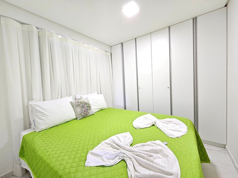 Apt próximo as piscinas naturais para 6 pessoas