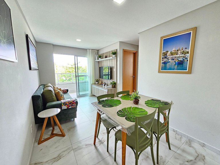 Apt near natural pools, fits up to 6 guests