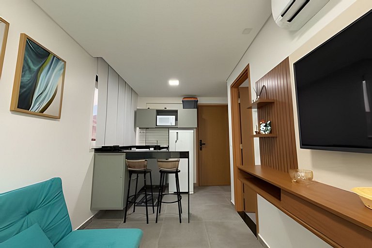 Fully equipped flat at Cupe Beach