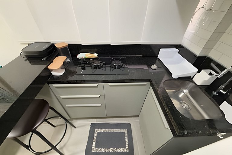 Fully equipped flat at Cupe Beach