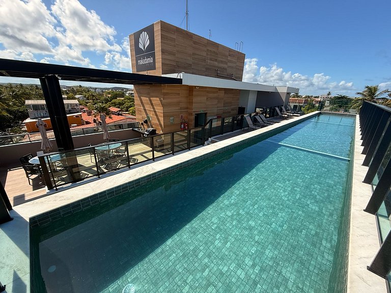 Beachfront flat at Porto de Galinhas beach, close to the nat