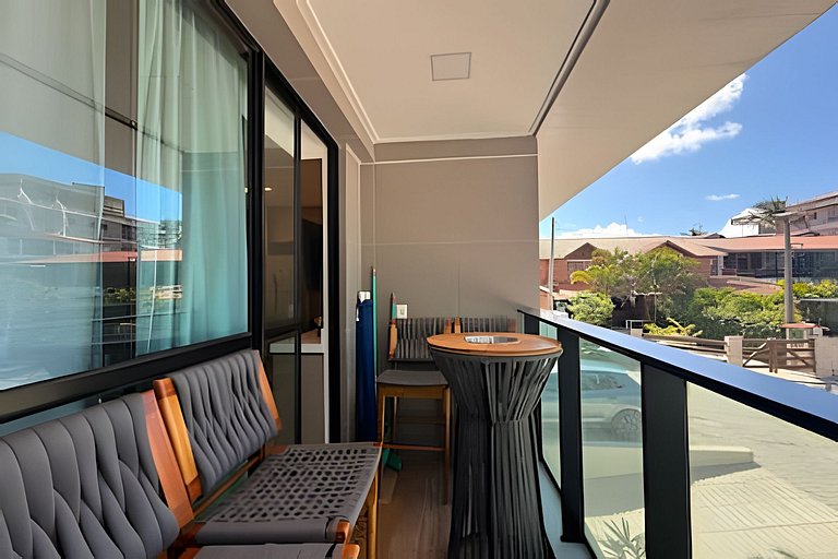 Flat frente al mar con piscina privada