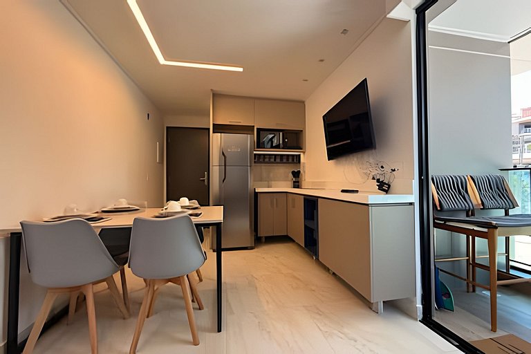 Flat frente al mar con piscina privada