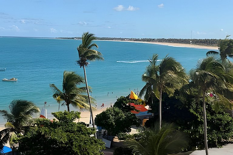 Flat frente al mar con piscina privada