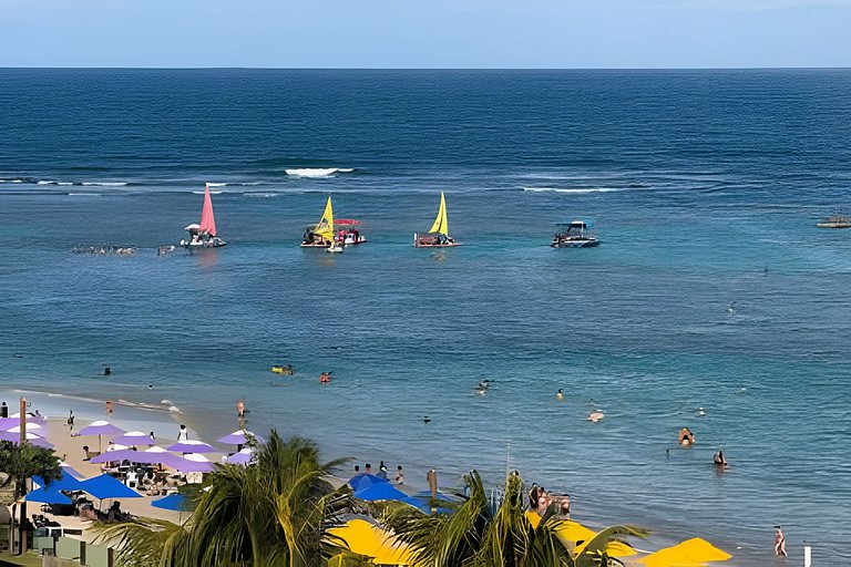 Flat frente al mar con piscina privada