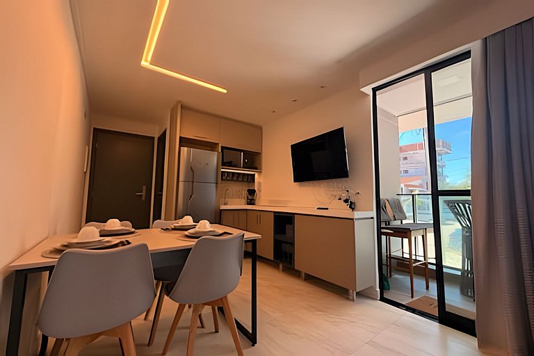Flat frente al mar con piscina privada