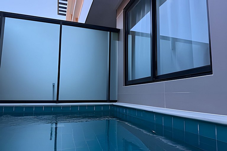 Flat frente al mar con piscina privada