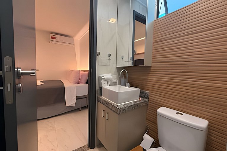 Flat frente al mar con piscina privada