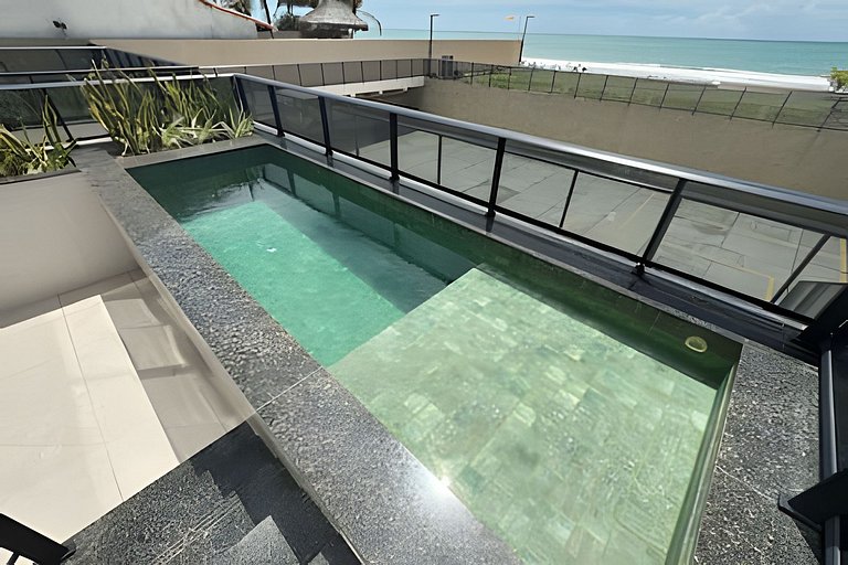 Beachfront with Private Pool