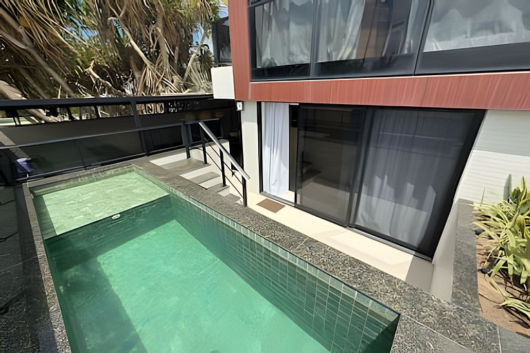 Frente al mar con piscina privada