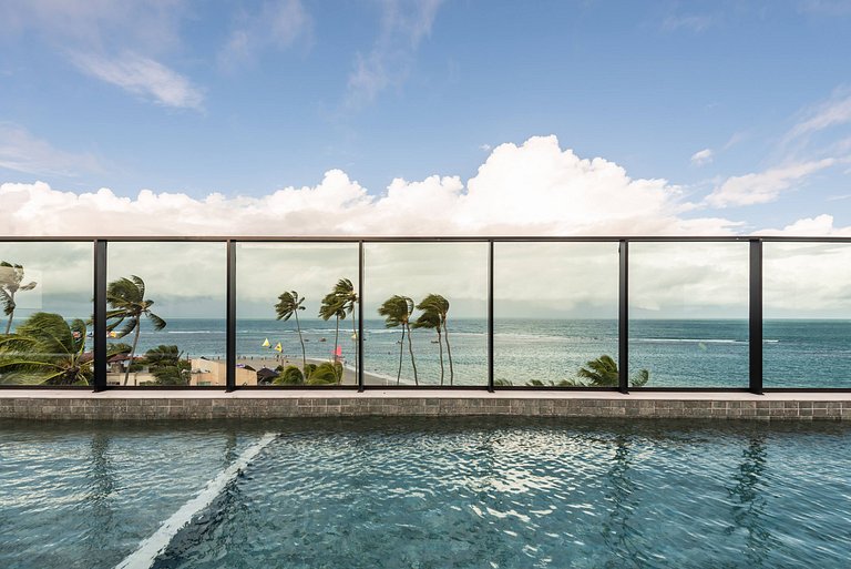 Flat com piscina Privativa