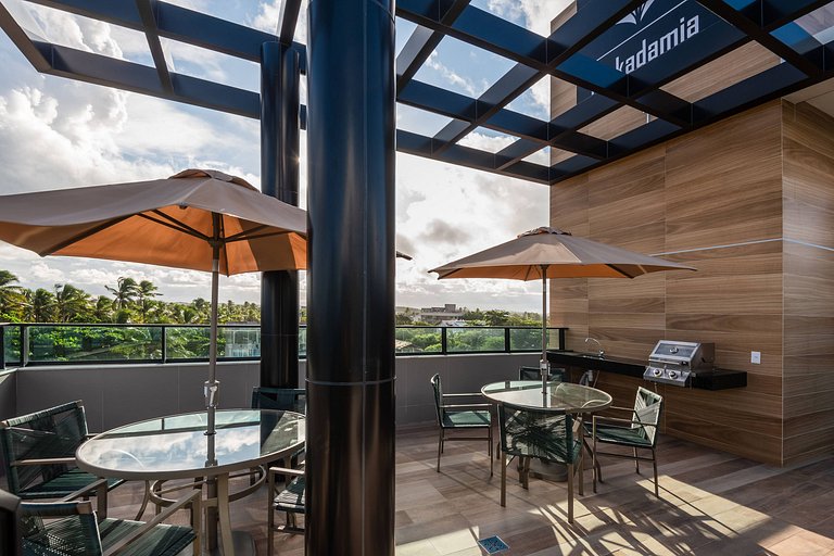 Flat com piscina Privativa
