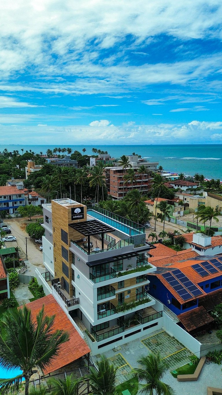 Flat com piscina Privativa