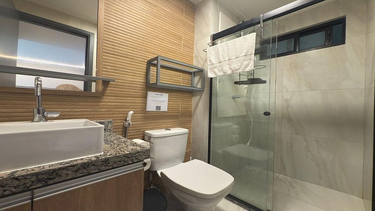 Flat com piscina Privativa