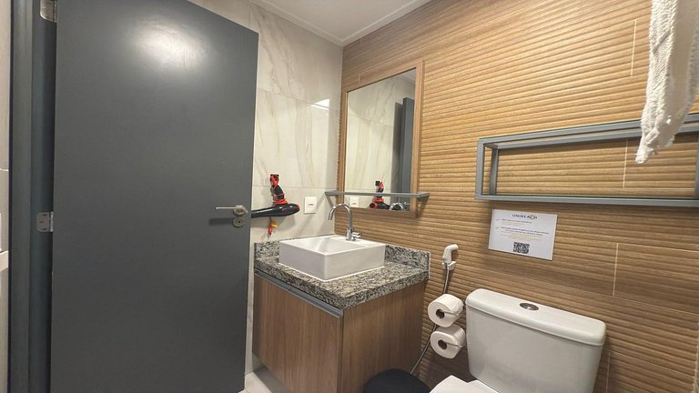 Flat com piscina Privativa