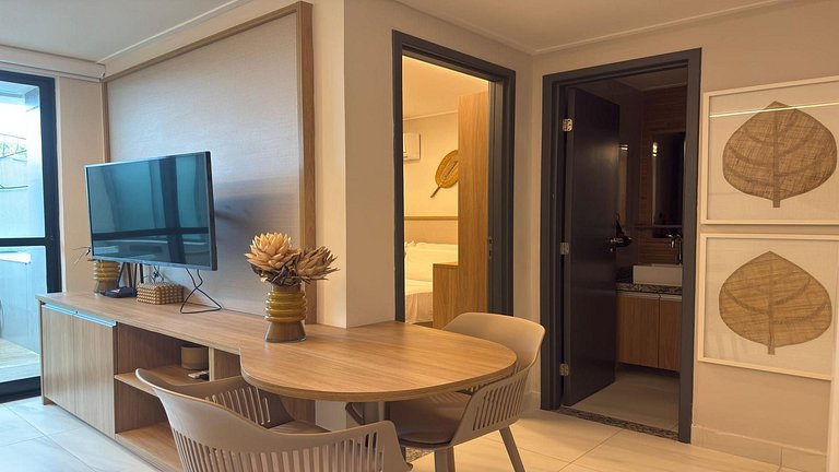 Flat with private pool