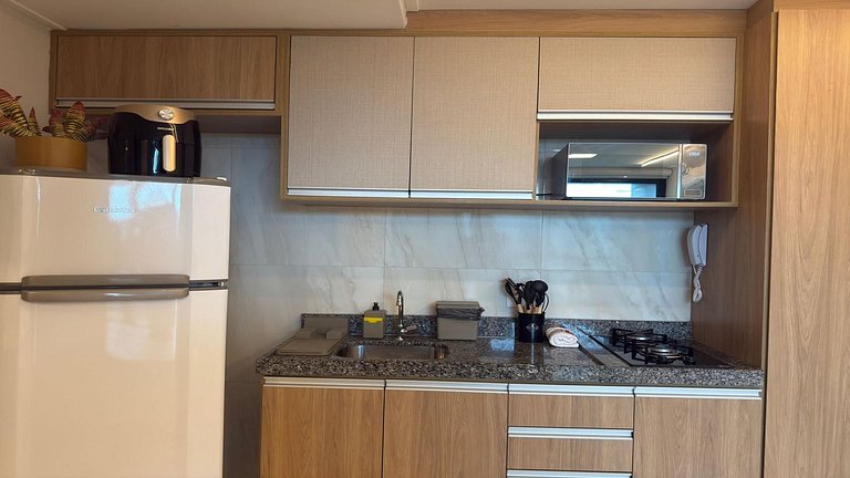 Flat com piscina Privativa
