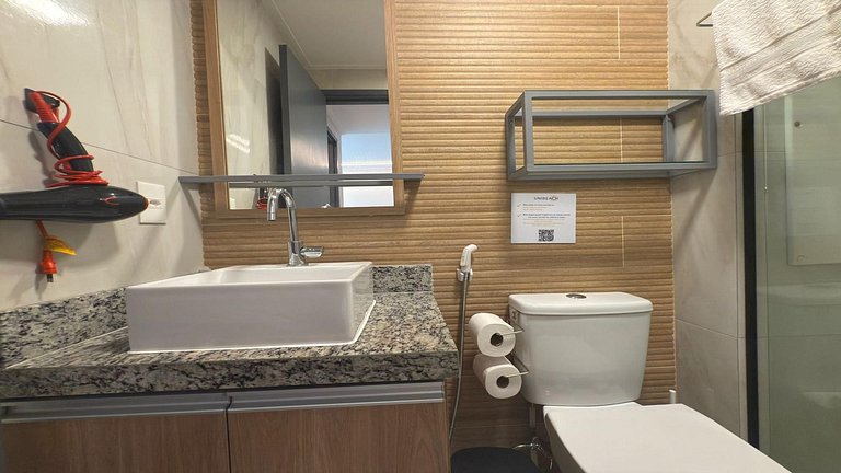 Flat com piscina Privativa