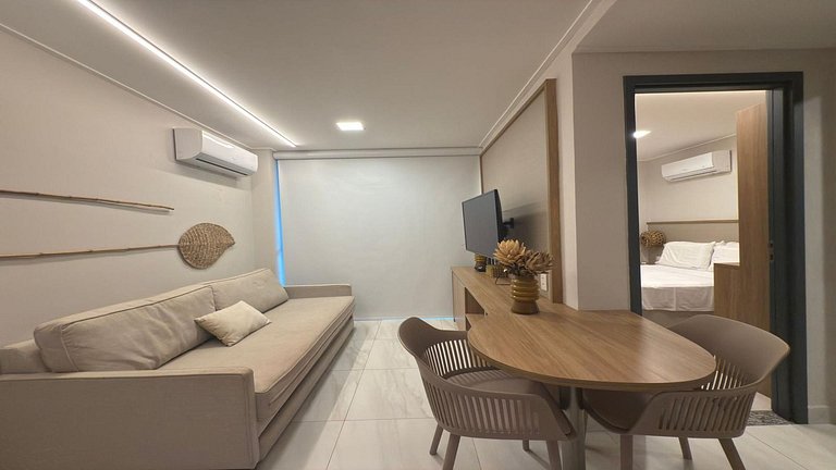 Flat com piscina Privativa