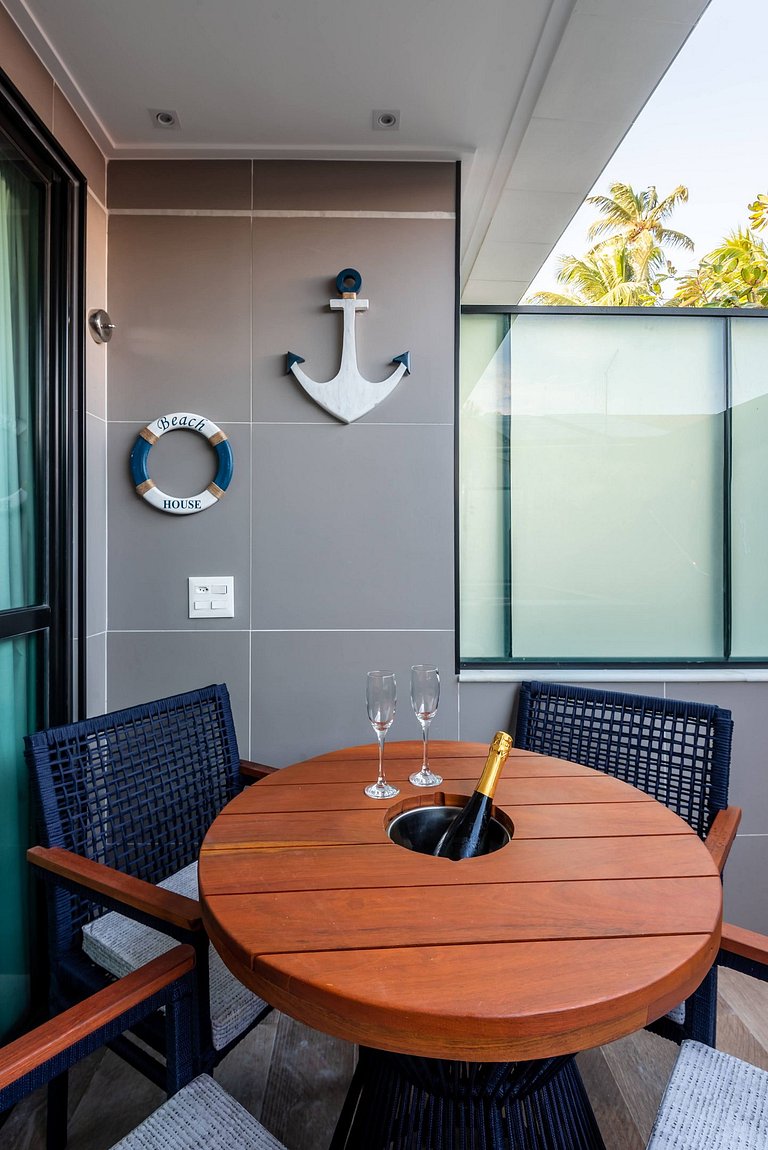 Frente al mar con piscina climatizada privada