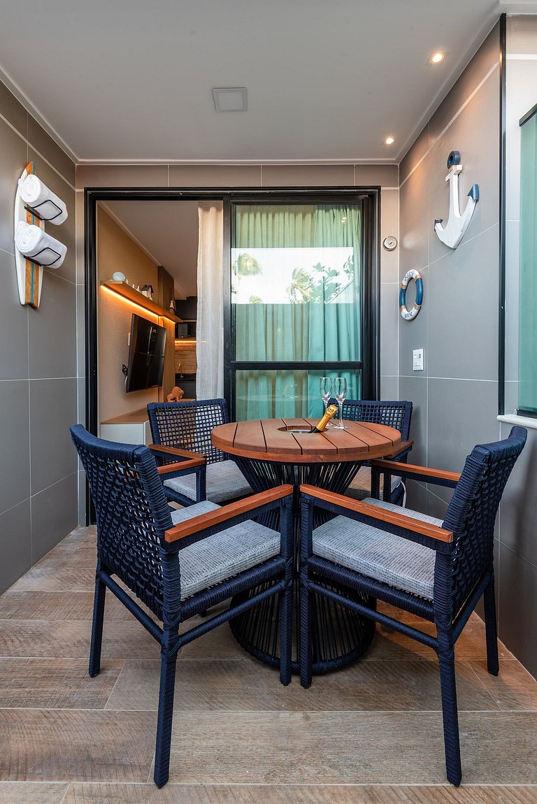 On the sand with private heated pool