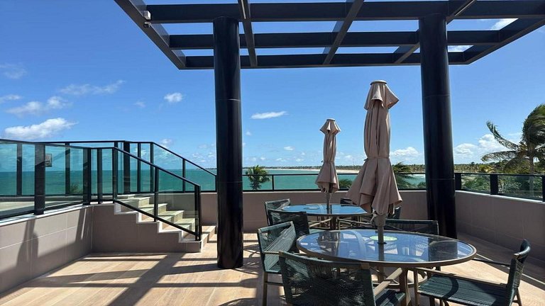 Beachfront with private pool