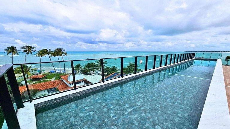 Beachfront with private pool
