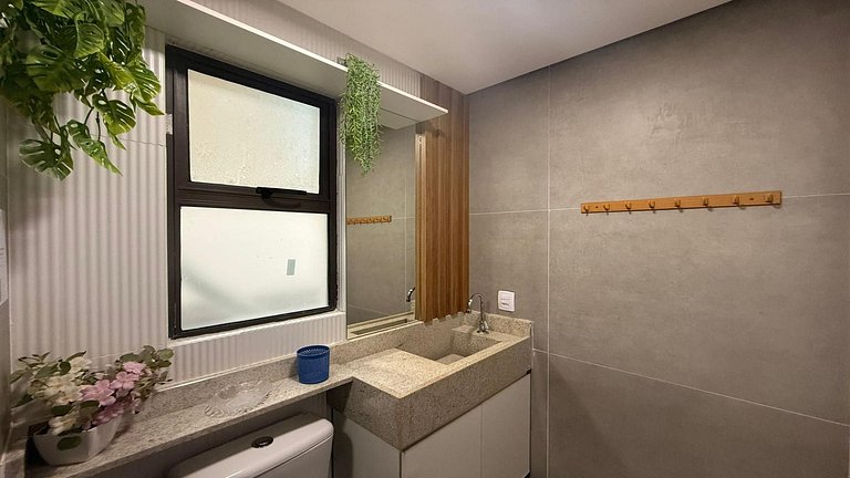 Flat Moderno com Piscina Privativa e Localização Privilegiad