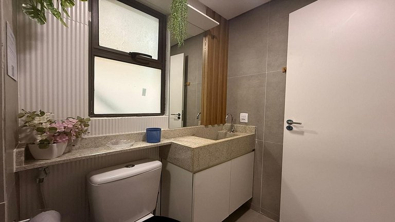 Flat Moderno com Piscina Privativa e Localização Privilegiad
