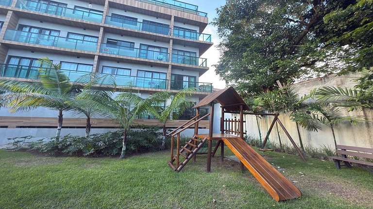 Flat Moderno com Piscina Privativa e Localização Privilegiad
