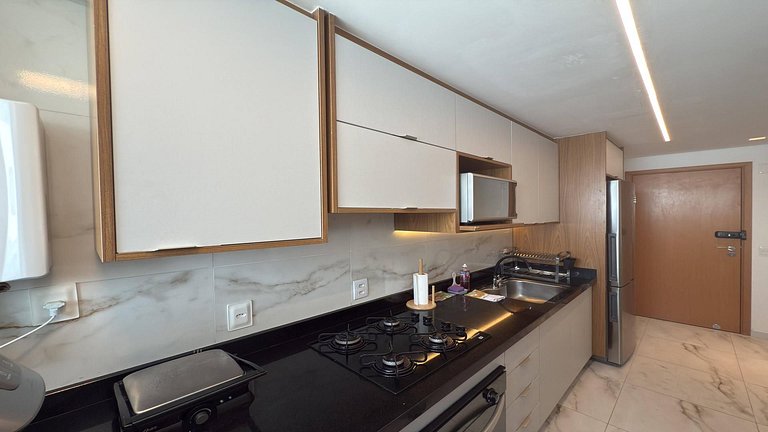 Flat de 2 quartos próximo as Piscinas Naturais