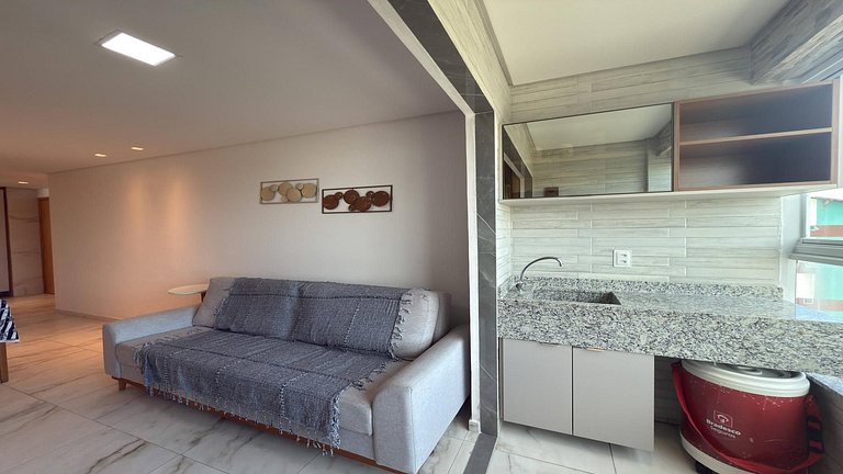 Flat de 2 quartos próximo as Piscinas Naturais
