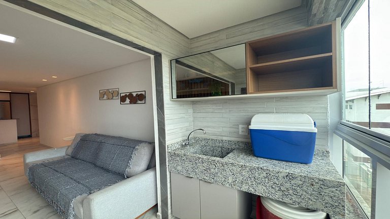 Flat de 2 quartos próximo as Piscinas Naturais