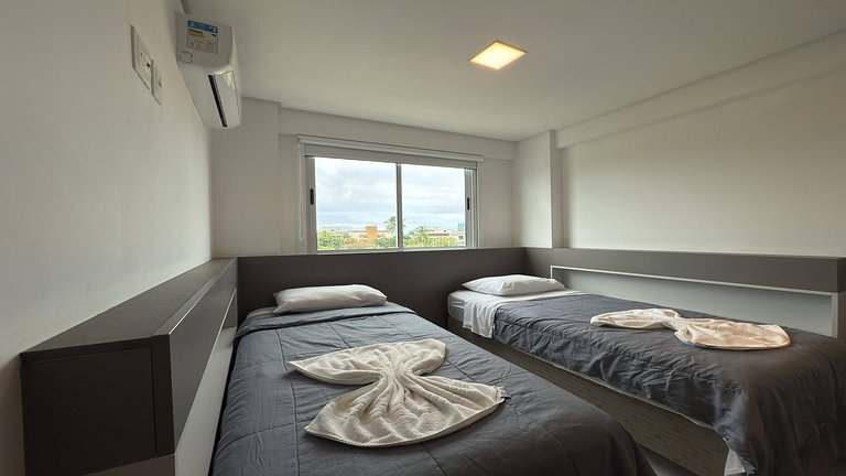 Flat de 2 quartos próximo as Piscinas Naturais