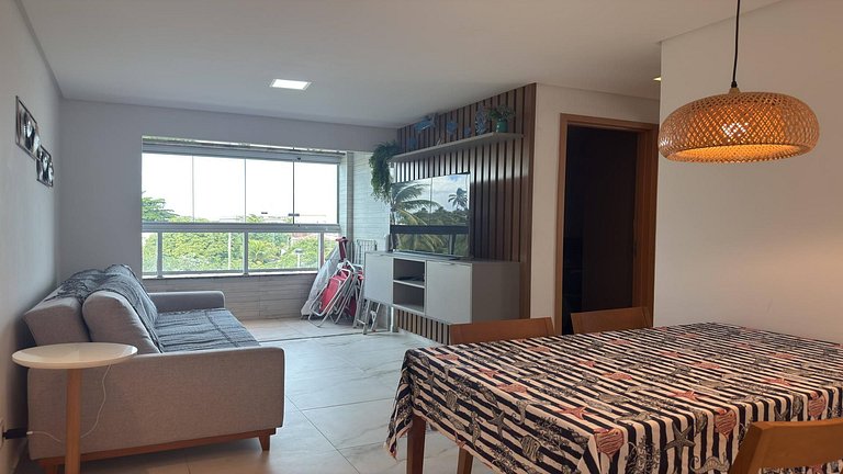 Flat de 2 quartos próximo as Piscinas Naturais