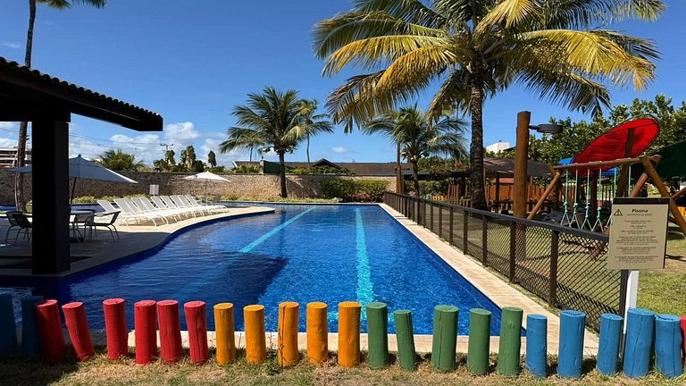 Duplex de luxo Malawi Resort - Muro Alto 8 pessoas