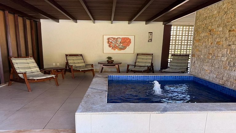 Duplex de luxo Malawi Resort - Muro Alto 8 pessoas