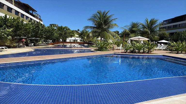 Duplex de luxo Malawi Resort - Muro Alto 8 pessoas