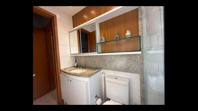 Apt. de Dois Quartos pé na areia em Muro Alto