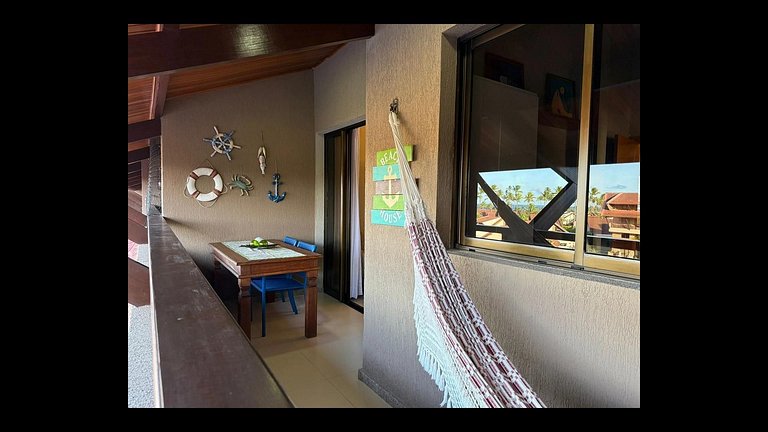 Apt. de Dois Quartos pé na areia em Muro Alto