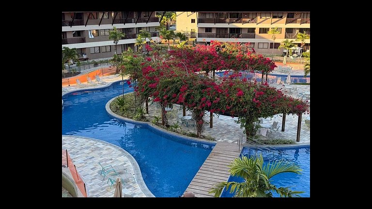 Apt. de Dois Quartos pé na areia em Muro Alto