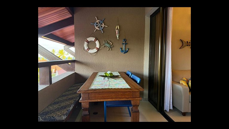 Apt. de Dois Quartos pé na areia em Muro Alto