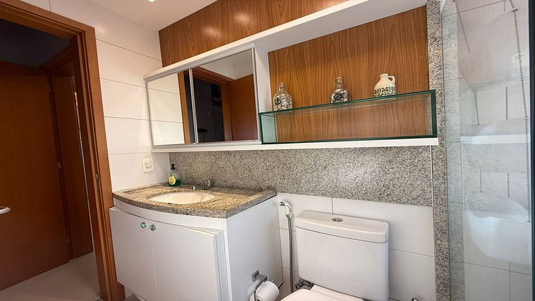 Apt. de Dois Quartos pé na areia em Muro Alto